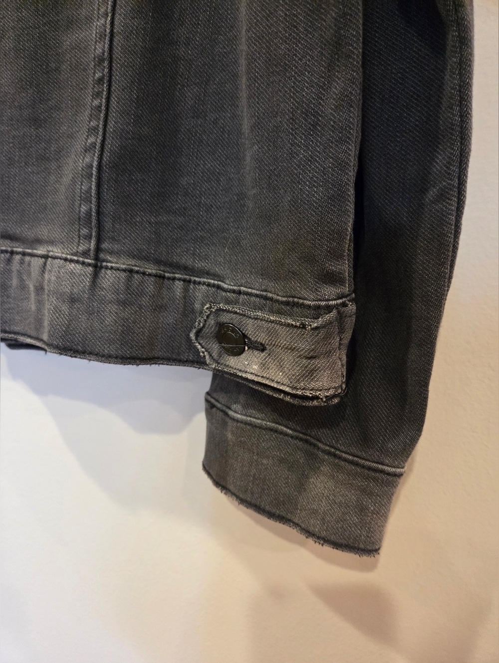 STS BLUE Washed Black Denim Jacket - Picture 5 of 5
